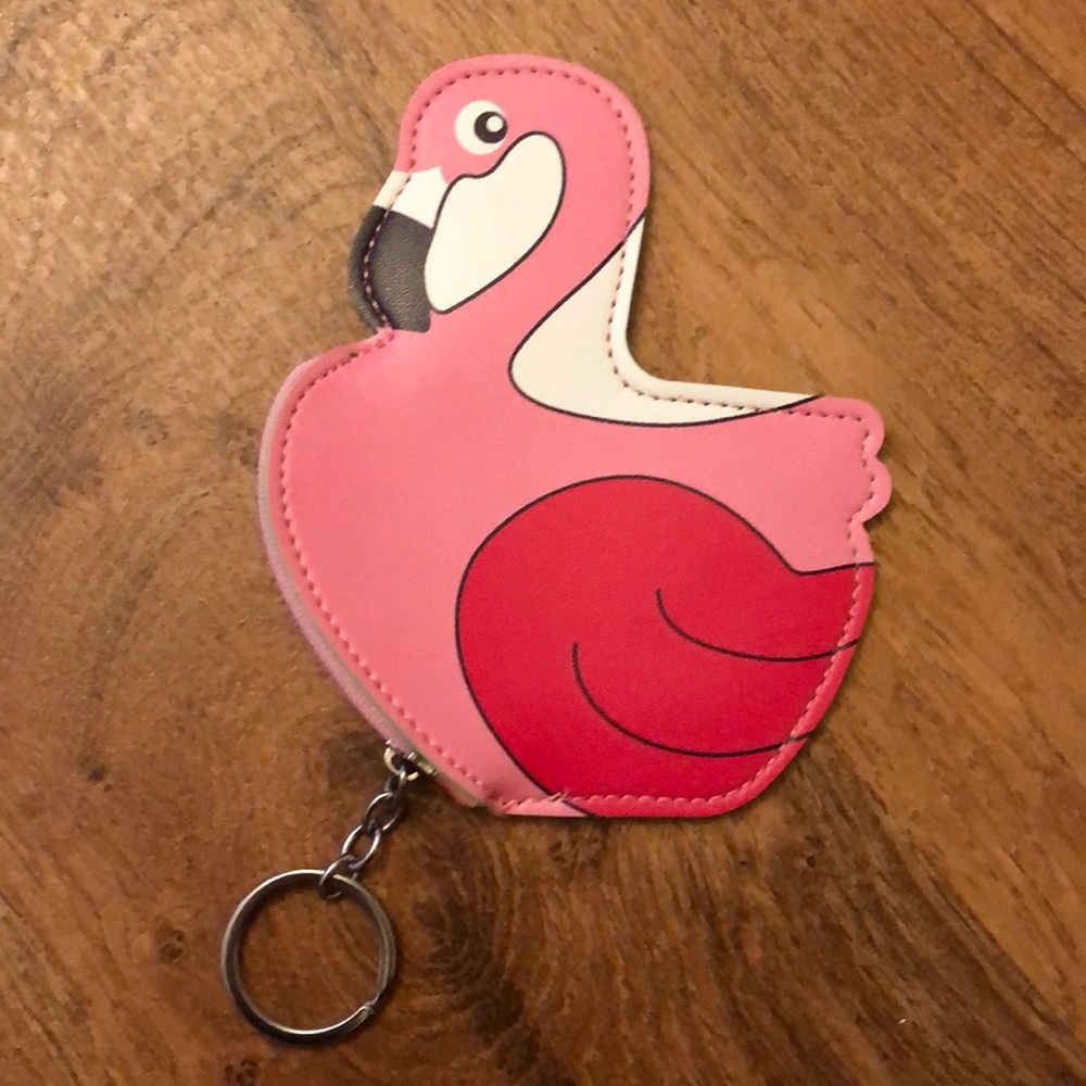 Flamingo coin purse